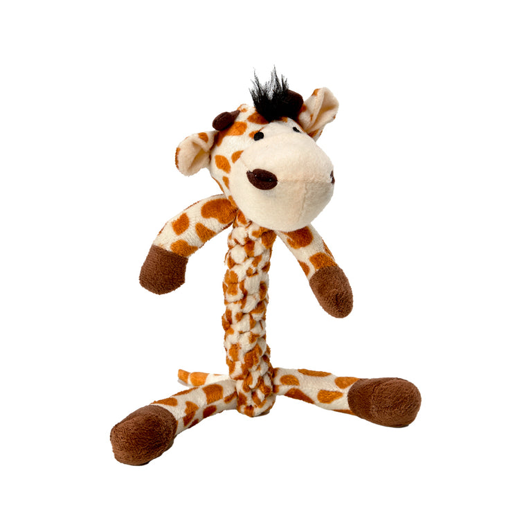 Brinquedo Chalesco Pelúcia Girafa para Cães