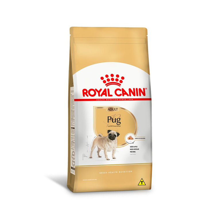 Ração Royal Canin para Cães Adultos Raças Pug - 2,5 Kg