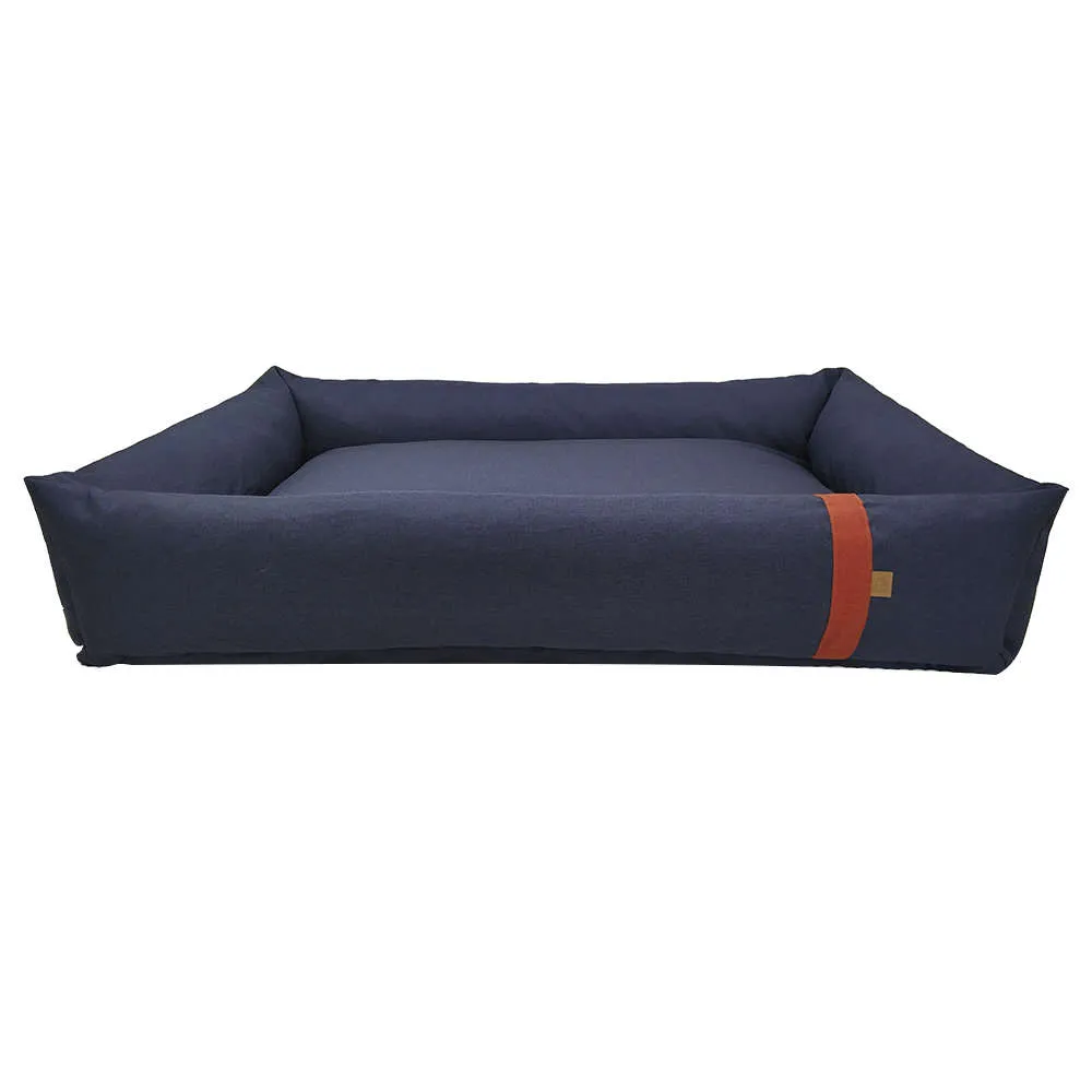 Cama Fábrica Pet Lona Azul Marinho