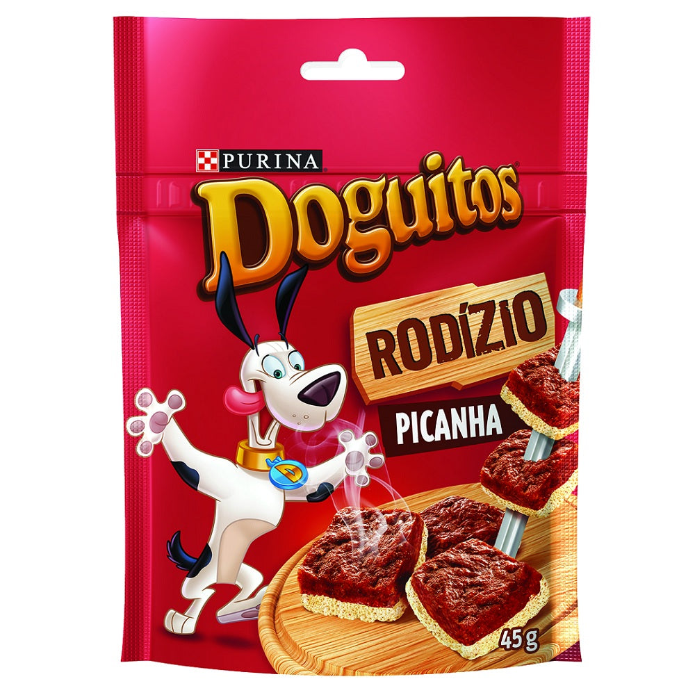 Petisco Nestlé Purina Doguitos para Cães Rodízio Picanha 45 g