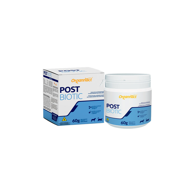 Suplemento Postbiotic Organnact para Cães e Gatos 60 g