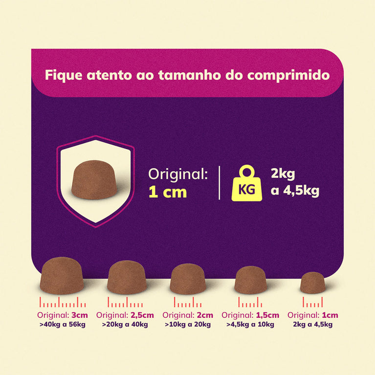 Antiparasitário MSD Defenza 45 mg para Cães de 2 a 4,5 kg