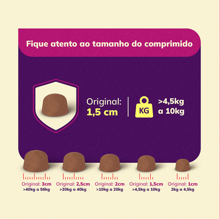 Antiparasitário MSD Defenza 100 mg para Cães de 4,5 a 10 kg