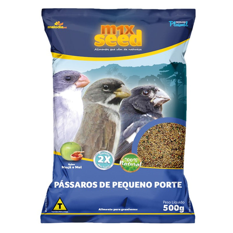 Ração para Pássaros M1x Seed Pequeno Porte - 500 g