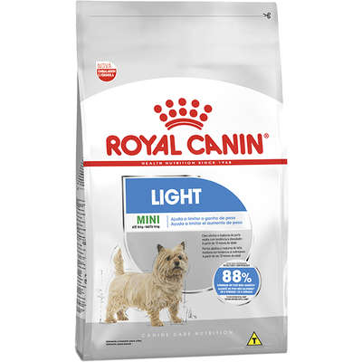 Ração para Cães Royal Canin Raças Mini Light Baixas Colorias Raças Pequenas Adultos