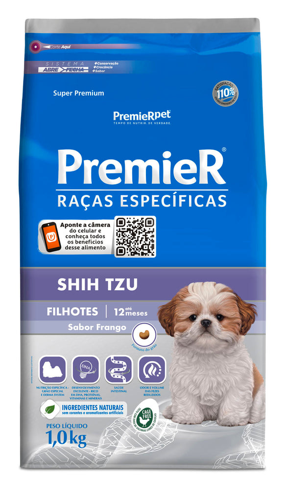 Ração PremieR Raças Específicas para Shih Tzu Filhotes