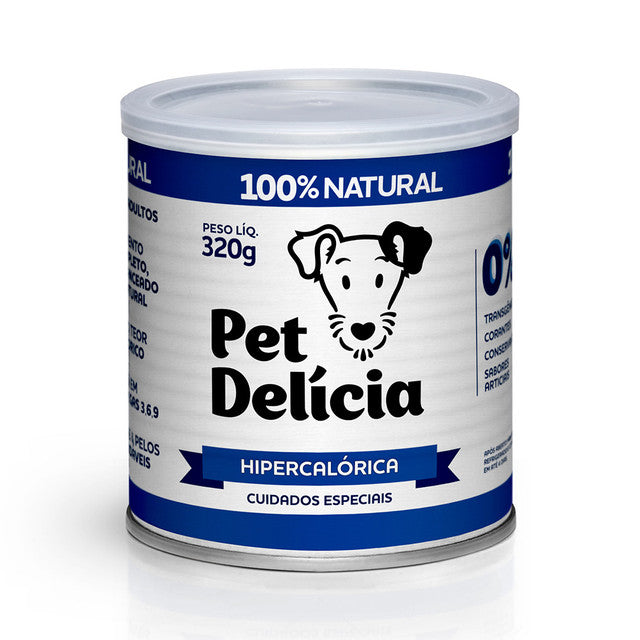 Ração Úmida Pet Delícia Hipercalórica para Cães Adultos 320 g