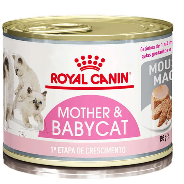 Ração Úmida para Gatas Gestantes e Filhotes Royal Canin Mother & Babycat 195 g