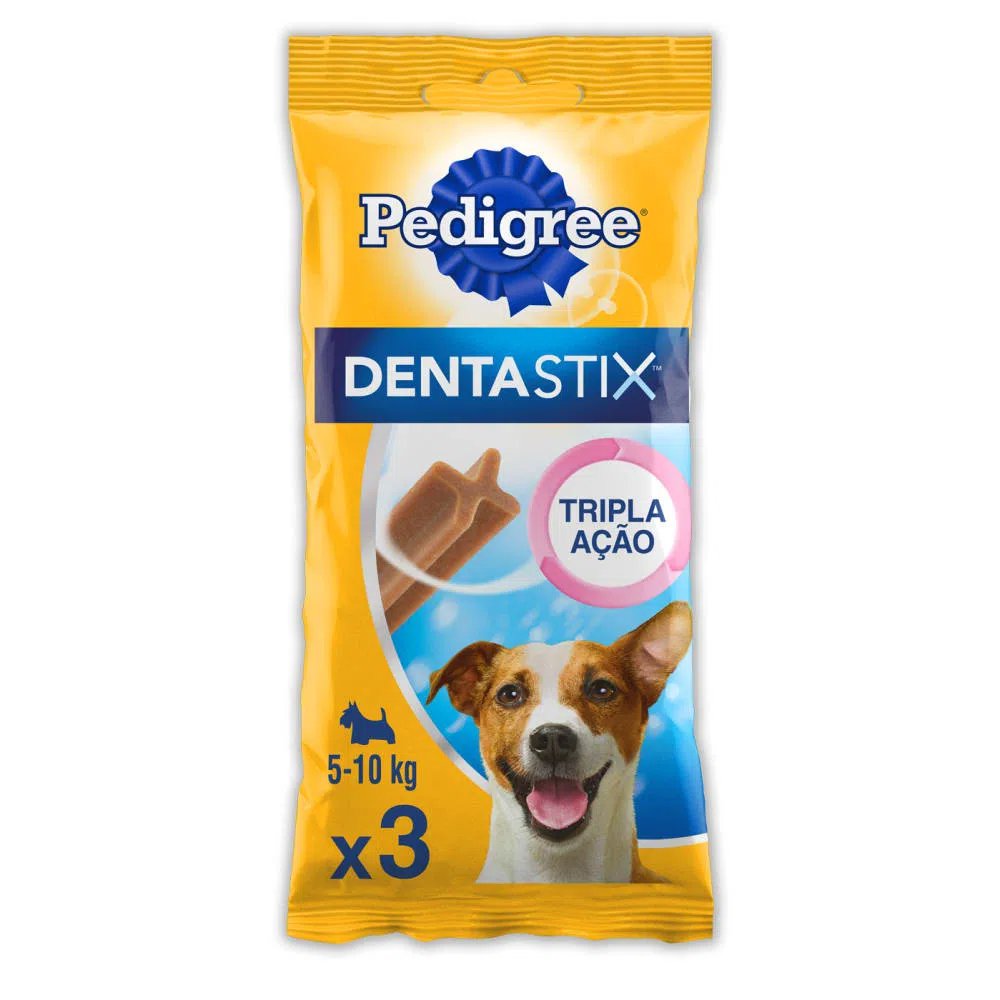 Petisco Pedigree Dentastix Cuidado Oral para Cães Adultos de Raças Pequenas