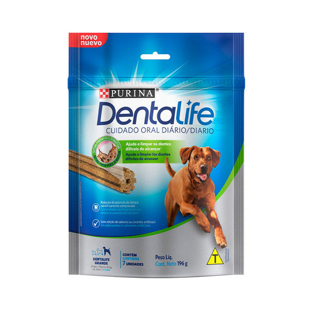 Petisco Nestlé Purina Dentalife para Cães de Porte Grande 196 g