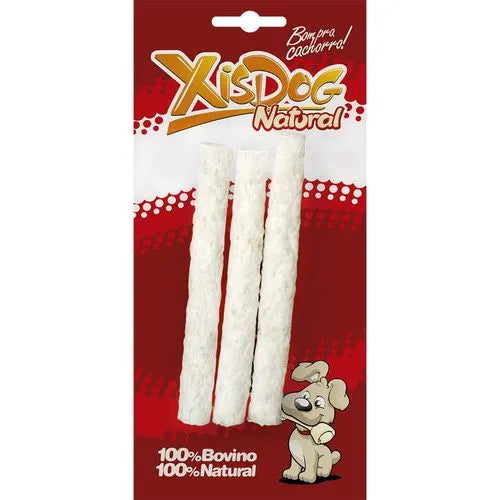 Osso XisDog Natural Palito KR para Cães 3 Unidades