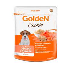 Biscoito Golden Cookie para Cães Filhotes Sabor Salmão e Quinoa 350 g