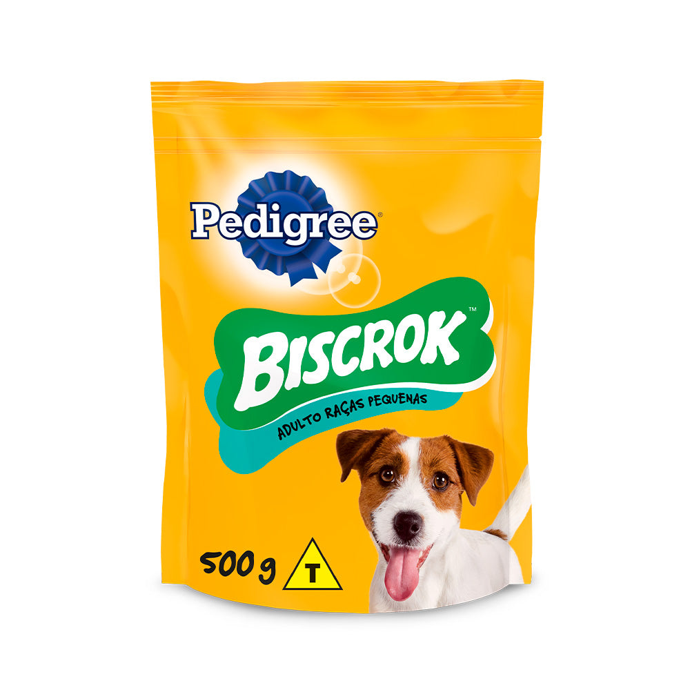 Biscoito Pedigree Biscrok para Cães Adultos de Raças Pequenas