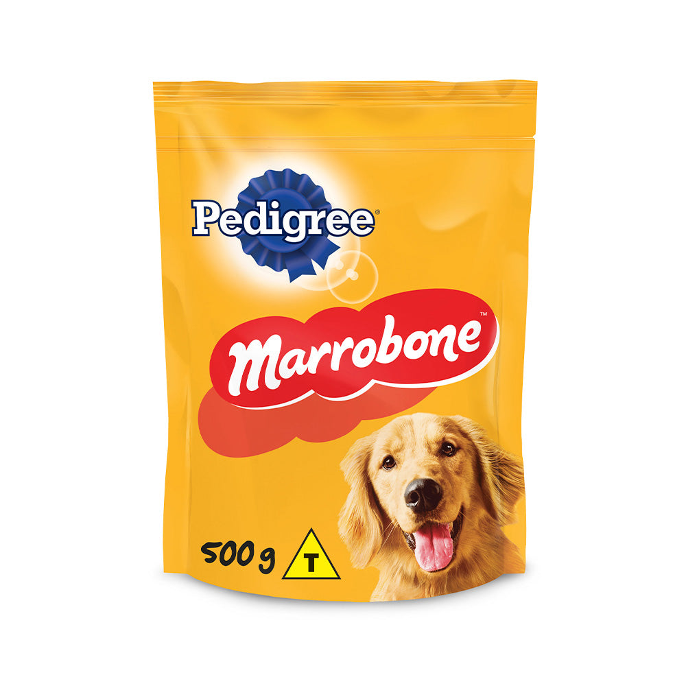 Biscoite Pedigree Biscrok Marrobone para Cães Adultos Sabor Carne