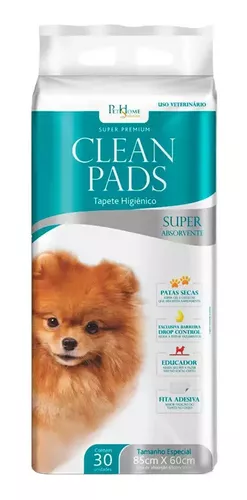 Tapete Higiênico para Cães Clean Pads 85x60 cm