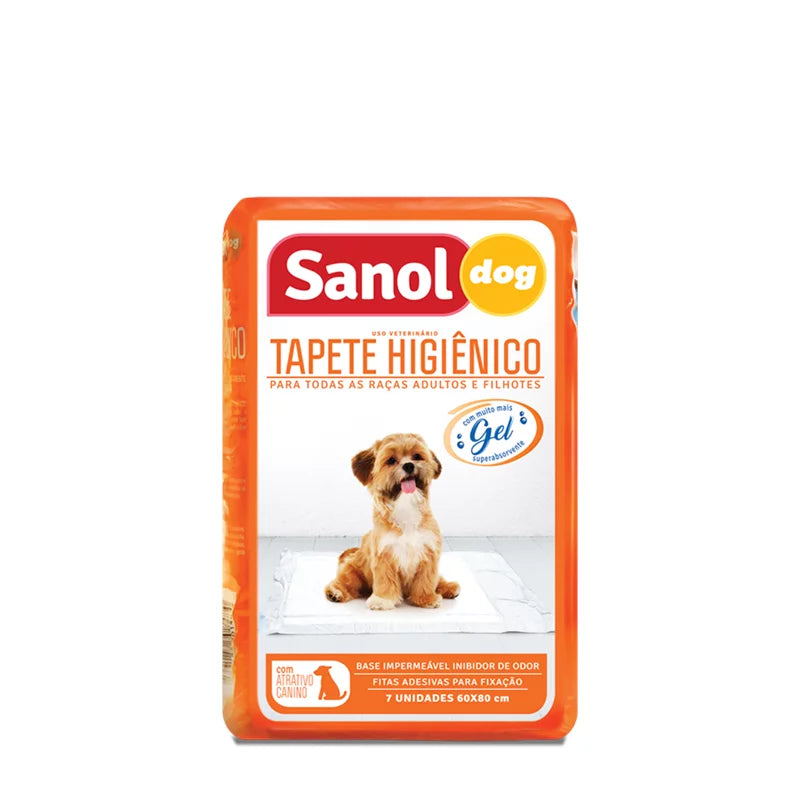 Tapete Higiênico Sanol Dog 7 Unidades 60 x 80 cm