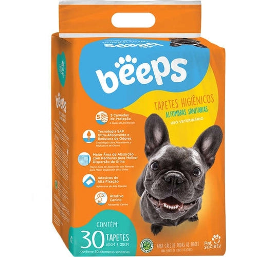 Tapete Higiênico Beeps Training Pads para Cães 60 x 80 cm