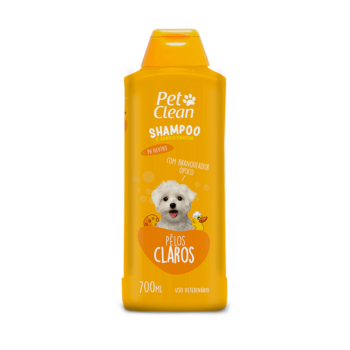 Shampoo Pelos Claros Pet Clean 700 mL