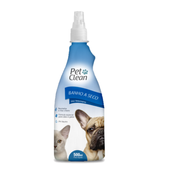 Spray Pet Clean Banho a Seco para Cães 500 mL