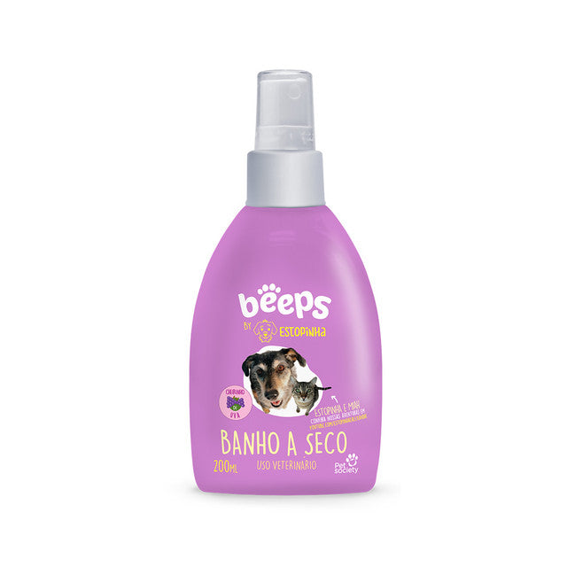 Banho a Seco Beeps Estopinha para Cães e Gatos 200 mL