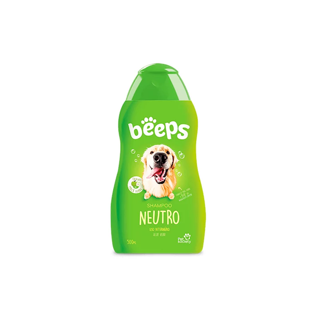 Shampoo Beeps Neutro para Cães e Gatos 500 mL