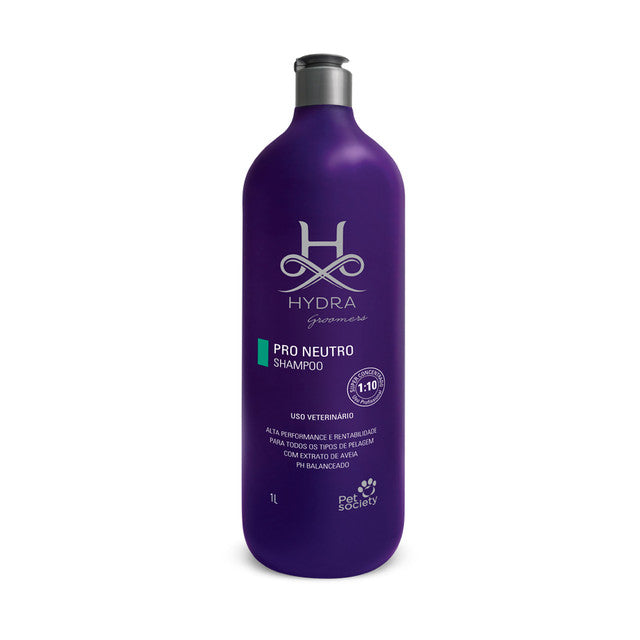 Shampoo Hydra Groomers Pro Neutro para Cães e Gatos 1 L