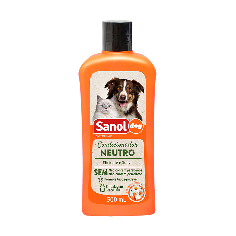 Condicionador Sanol Dog Neutro para Cães e Gatos 500 mL