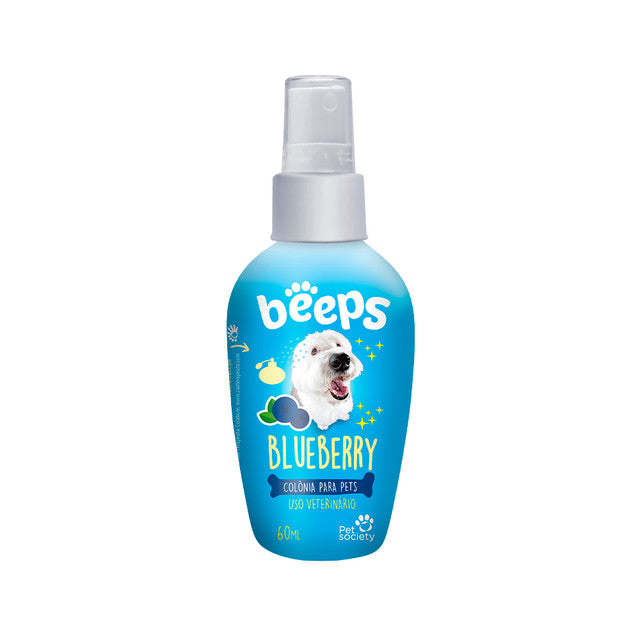 Colônia Beeps Blueberry para Cães e Gatos 60 mL