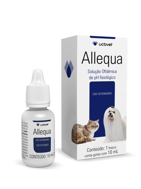 Colírio Allequa UCBVET para Cães e Gatos 10 mL