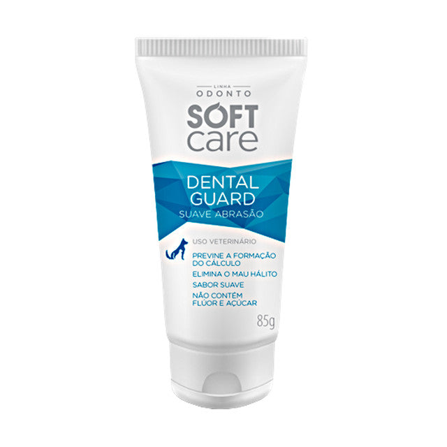 Creme Dental Soft Care Dental Guard Tutti Frutti para Cães e Gatos 85 g