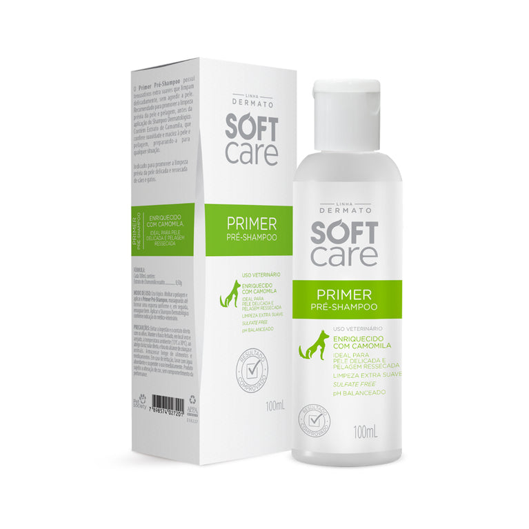 Shampoo Soft Care Primer para Cães e Gatos 100 mL