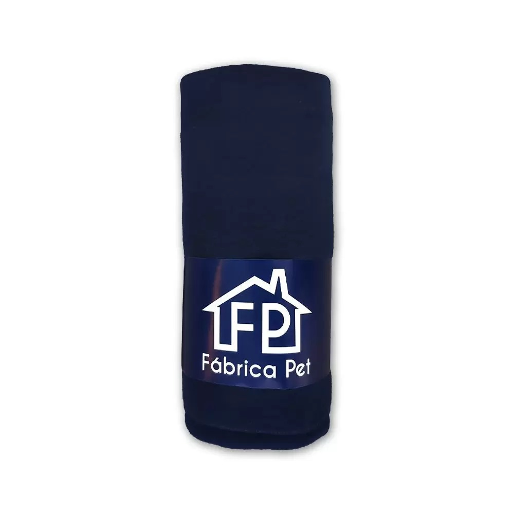 Cobertor Fábrica Pet Soft Liso Azul