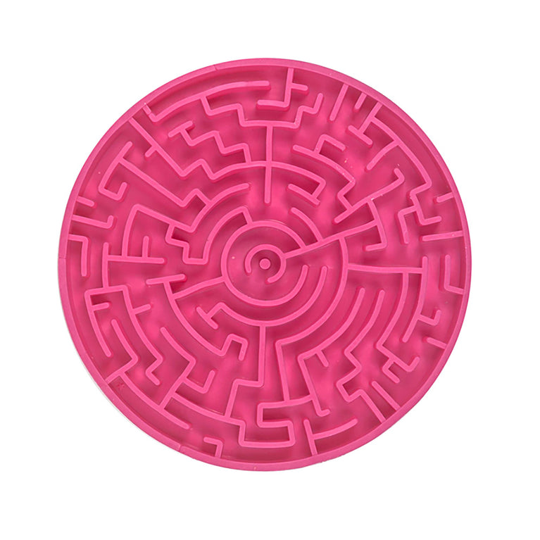 Comedouro e Brinquedo Interativo Pet Games Labirinto Pink