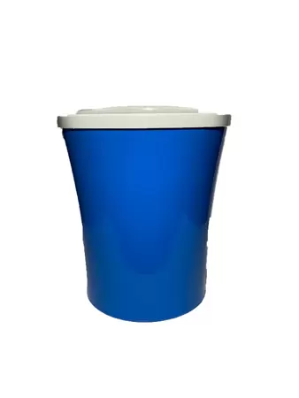 Porta Ração Canister Furacão Pet Redondo Azul 3,5 Kg