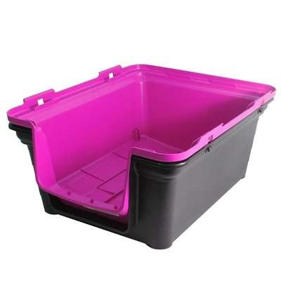 Casinha de Plástico Furacão Pet Rosa N4