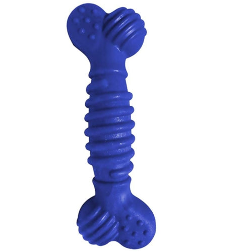 Brinquedo para Cães Furacão Pet Osso Superbone Borracha Azul