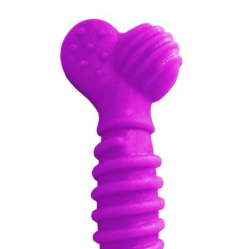 Brinquedo para Cães Furacão Pet Osso Superbone Borracha Rosa