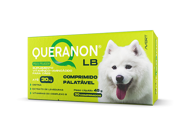 Suplemento Alimentar Avert Queranon LB para Cães 30 Comprimidos