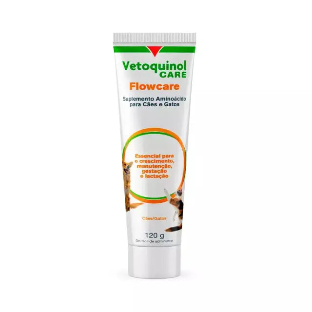 Suplemento Flowcare Vetoquinol para Cães e Gatos 120 g