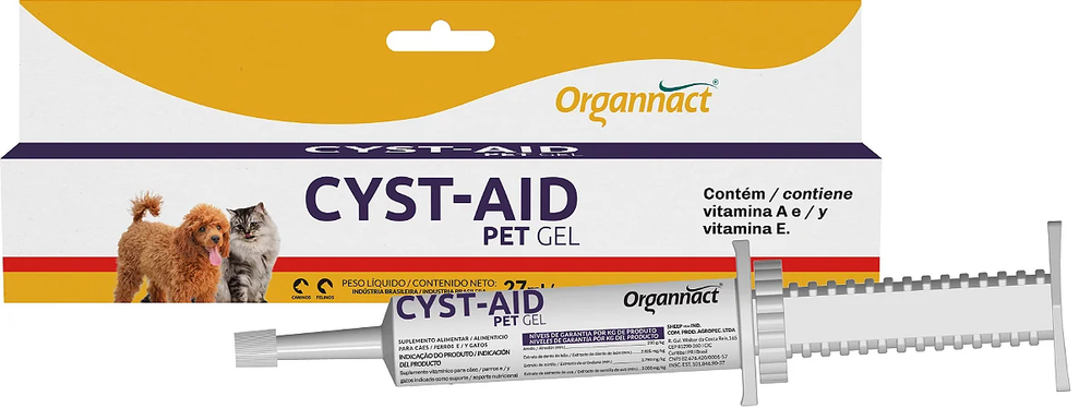 Suplemento Vitamínico Cyst-Aid Pet para Cães e Gatos 27 mL