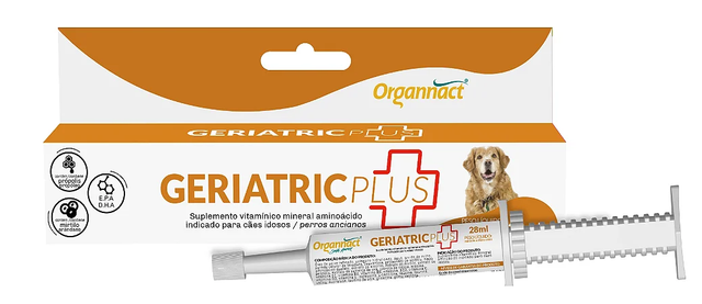 Suplemento Organnact Geriatric Plus para Cães Idosos 28 mL