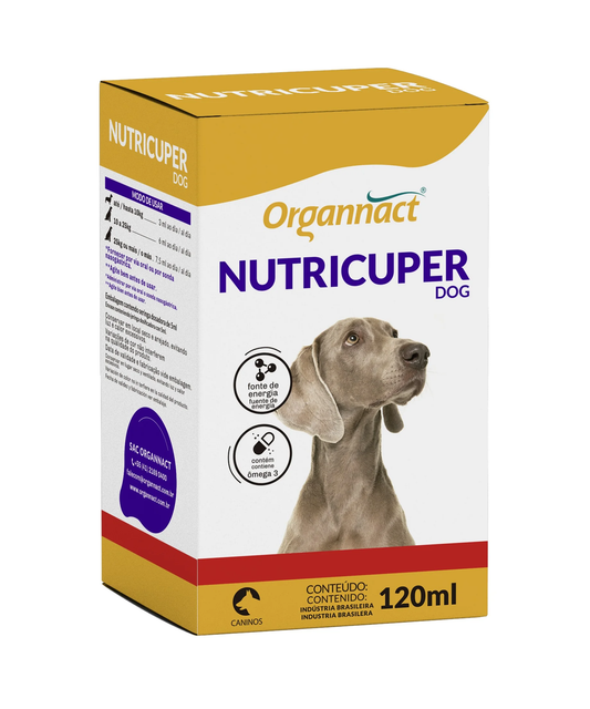 Suplemento Organnact Nutricuper Dog para Cães 120 mL