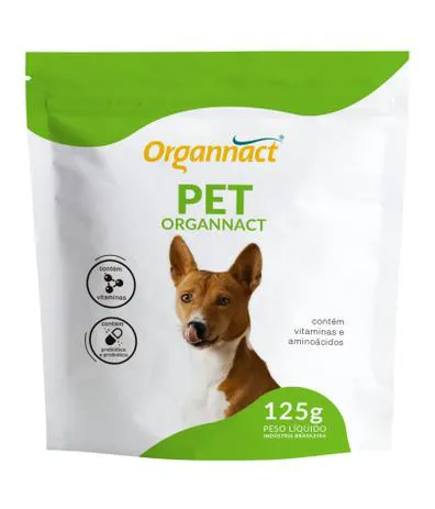 Suplemento Vitamínico Pet Organnact para Cães 125 g