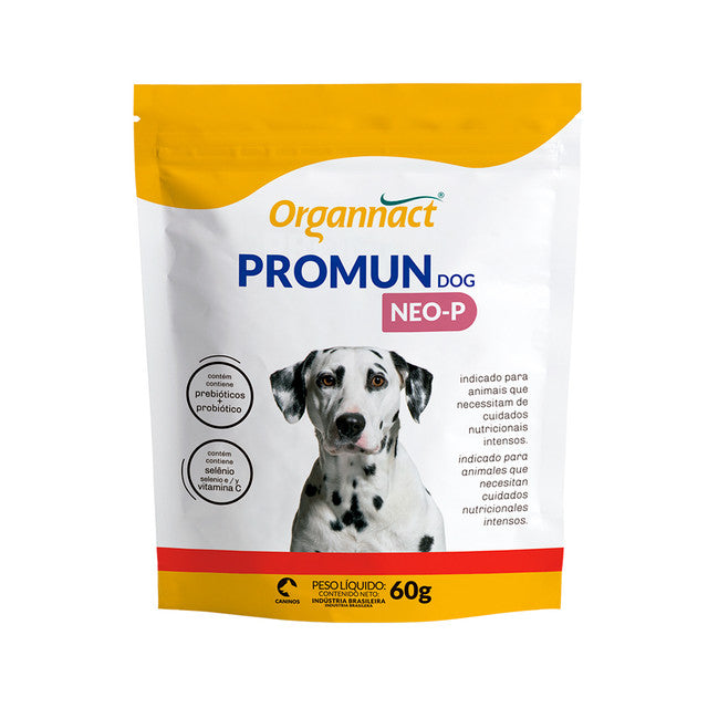 Suplemento Organnact Promun Dog Neo-P para Cães 60 g