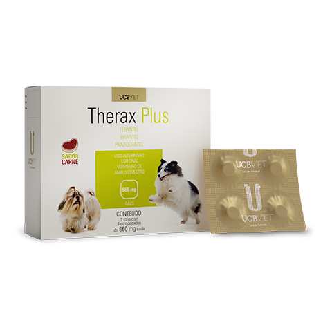 Vermifugo UCBVET Therax Plus para Cães