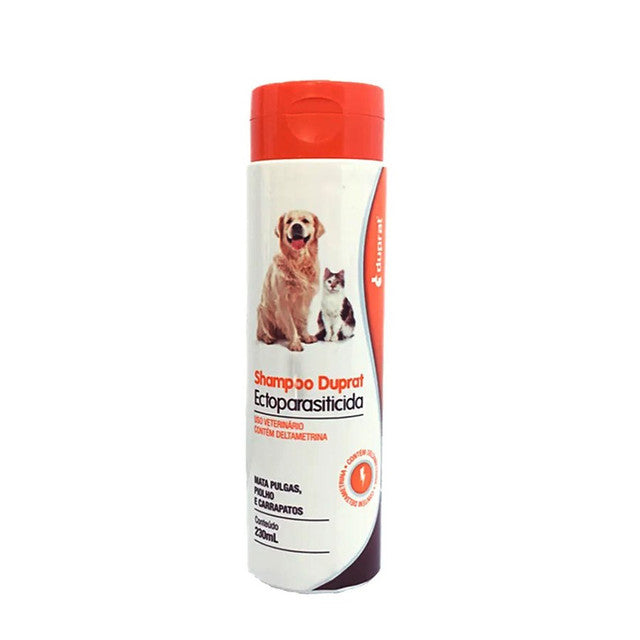 Shampoo Duprat Ectoparasiticida para Cães e Gatos 230 mL