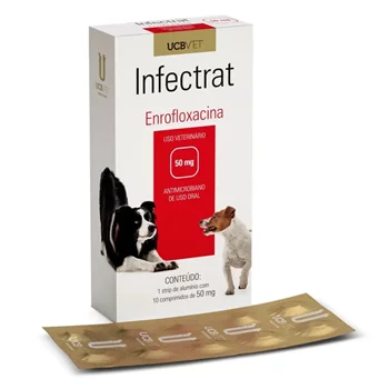 Antibiótico UCBVET AntiInfectrat para Cães