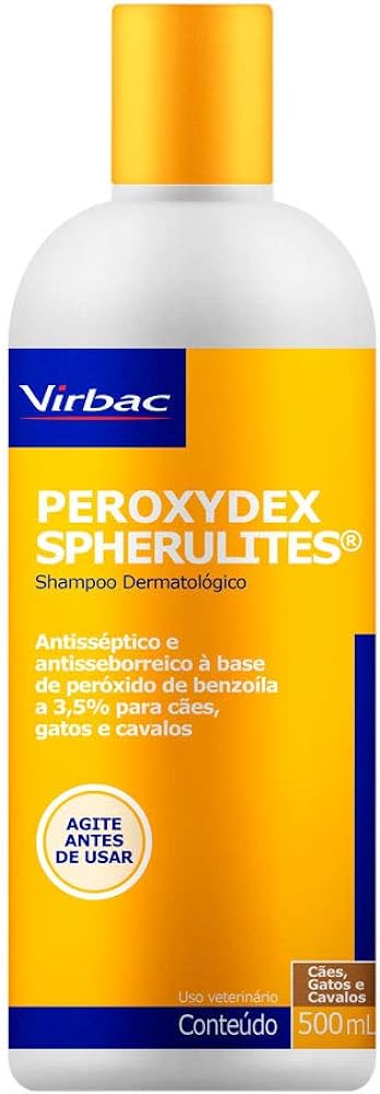 Shampoo Dermatológico Virbac Peroxydex Spherulites para Cães e Gatos