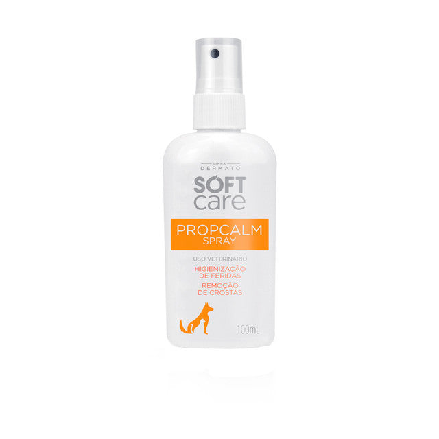 Solução Higienizadora Soft Care Propcalm Spray para Cães e Gatos 100 mL