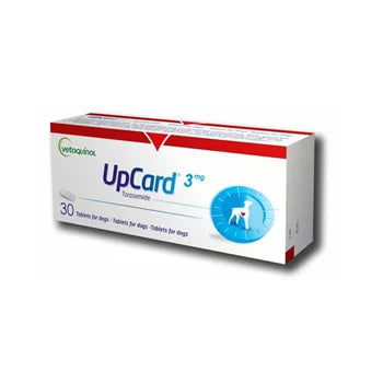 Diurético Upcard Torasemida Vetoquinol para Cães 3 mg 30 comprimidos